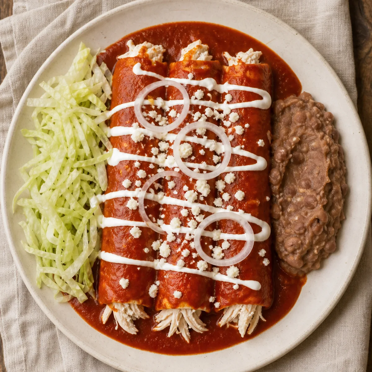 Enchiladas Rojas